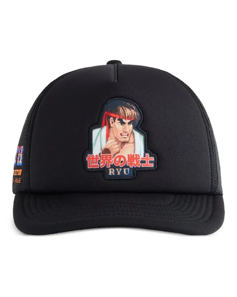 KITH x Capcom Ryu Baseballkappe - Schwarz Schwarz
