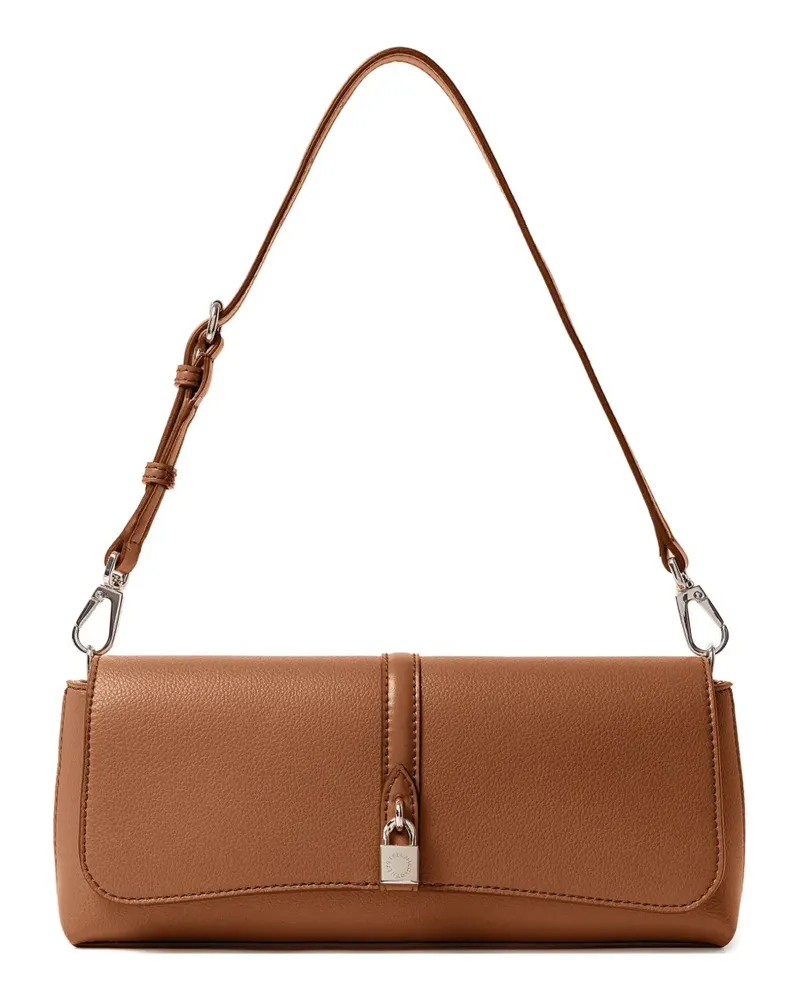 Stella McCartney Ryder Schultertasche mit Schloss - Braun Braun