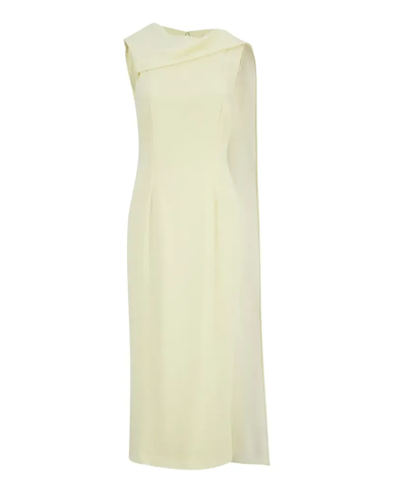 Roland Mouret sash-detail midi dress - Gelb Gelb