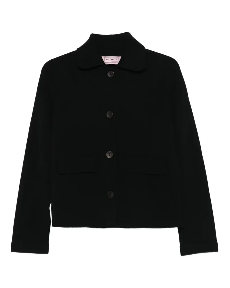 Hugenberg Jacke mit Knopfleiste - Schwarz Schwarz
