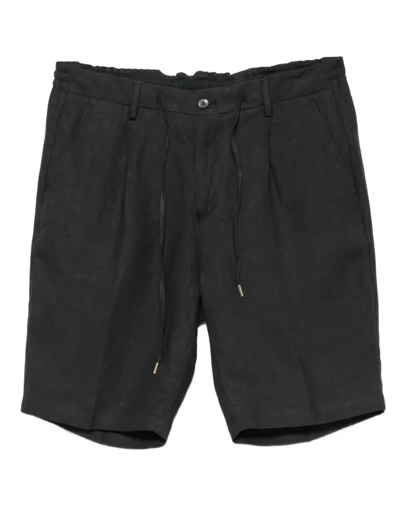 Briglia 1949 pleated chino shorts - Schwarz Schwarz