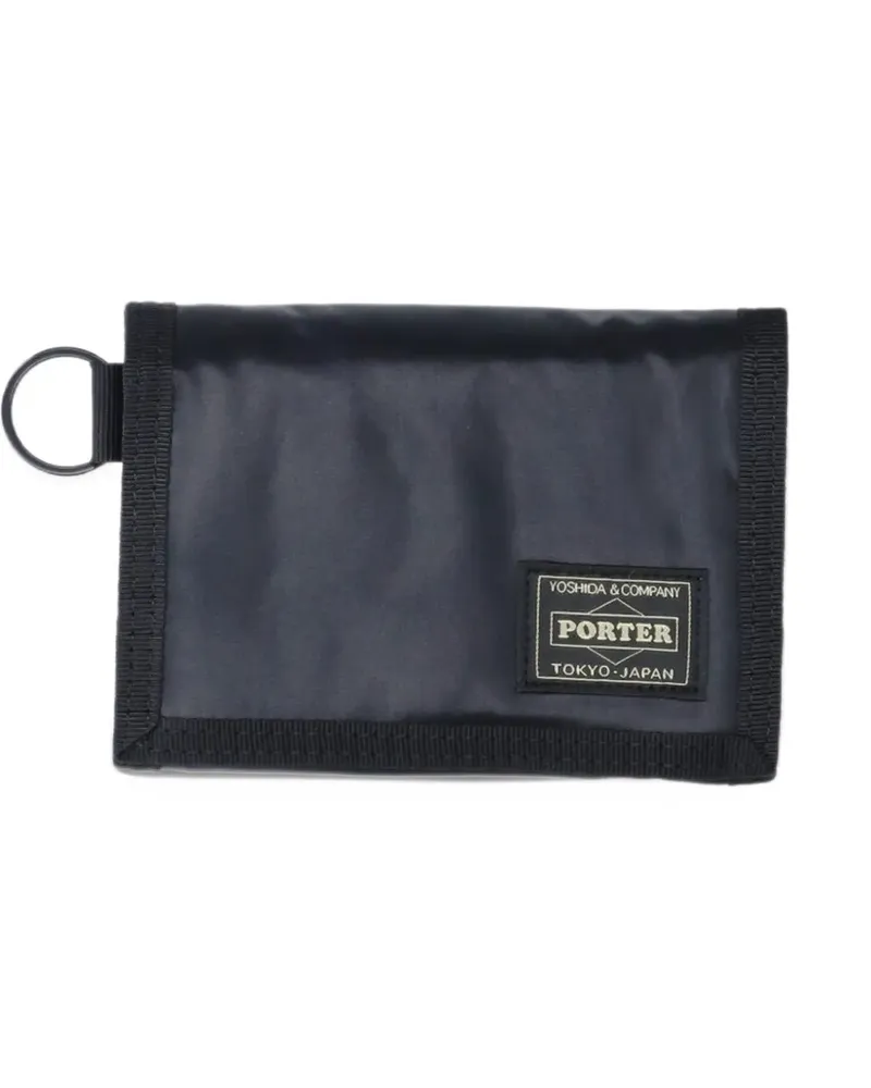 PORTER-YOSHIDA & CO Portemonnaie mit Logo - Schwarz Schwarz