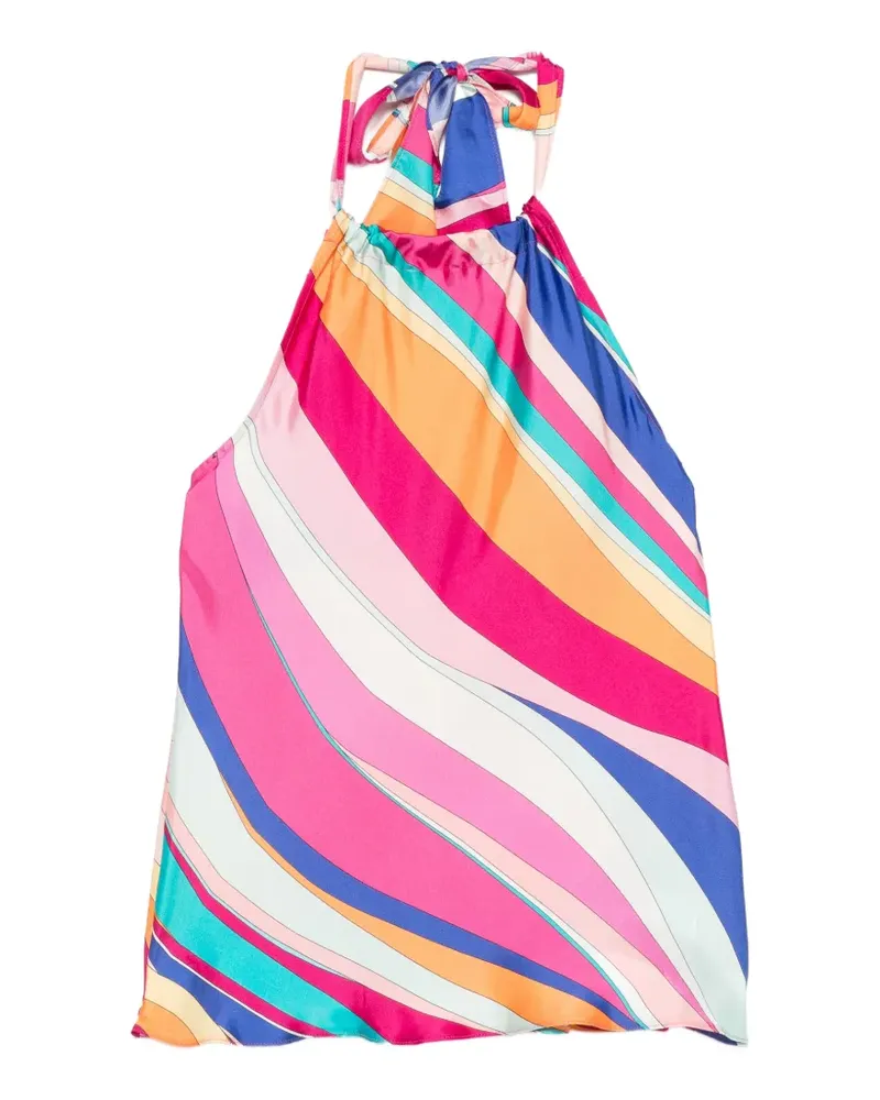 MARELLA Onagro abstract-print top - Rosa Rosa