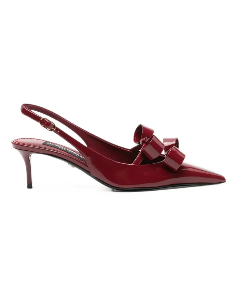 Dolce & Gabbana Slingback-Pumps aus Kalbsleder - Rot Rot