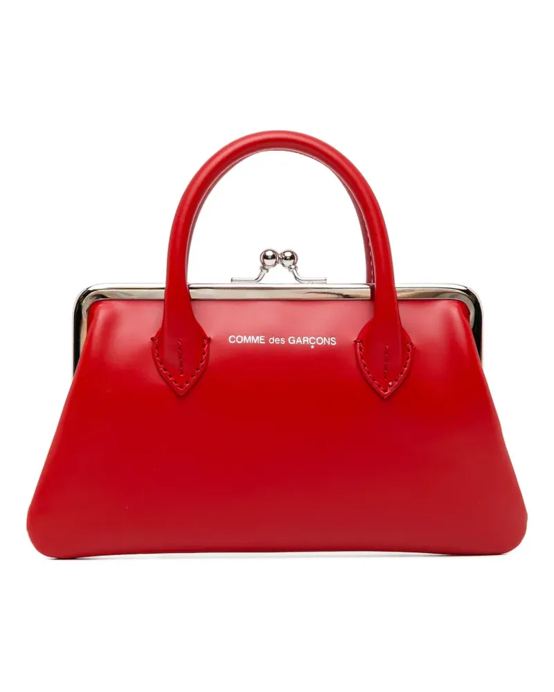 Comme des Garçons small logo-print wallet - Rot Rot