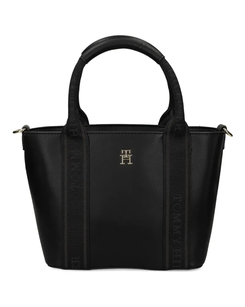 Tommy Hilfiger Shopper mit Logo-Band - Schwarz Schwarz