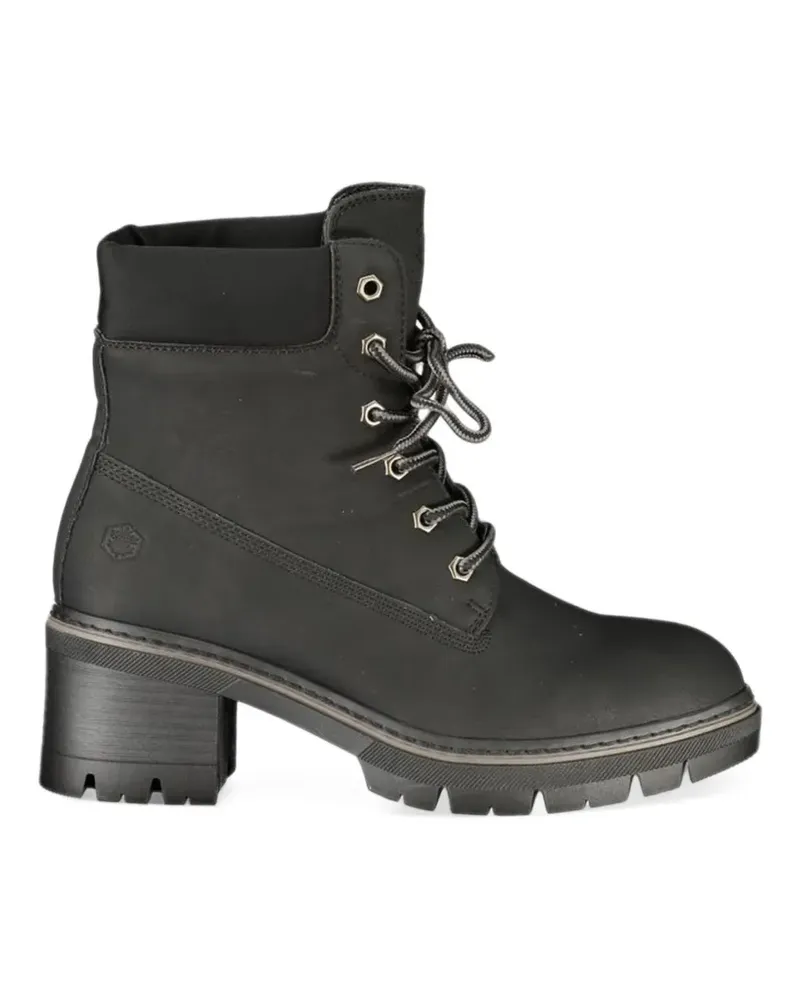 Lumberjack lace-up ankle boots - Schwarz Schwarz
