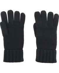 N.Peal Handschuhe aus Bio-Kaschmir Blau