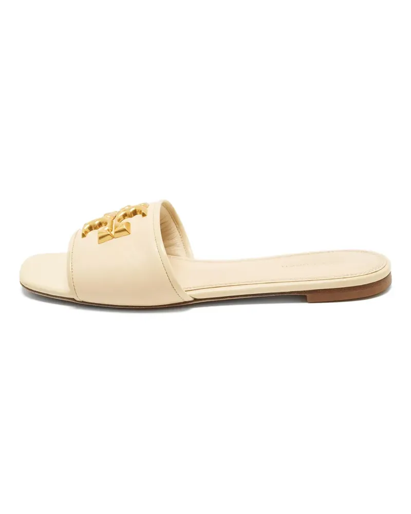 Tory Burch Eleanor Double T Sandalen - Nude Nude