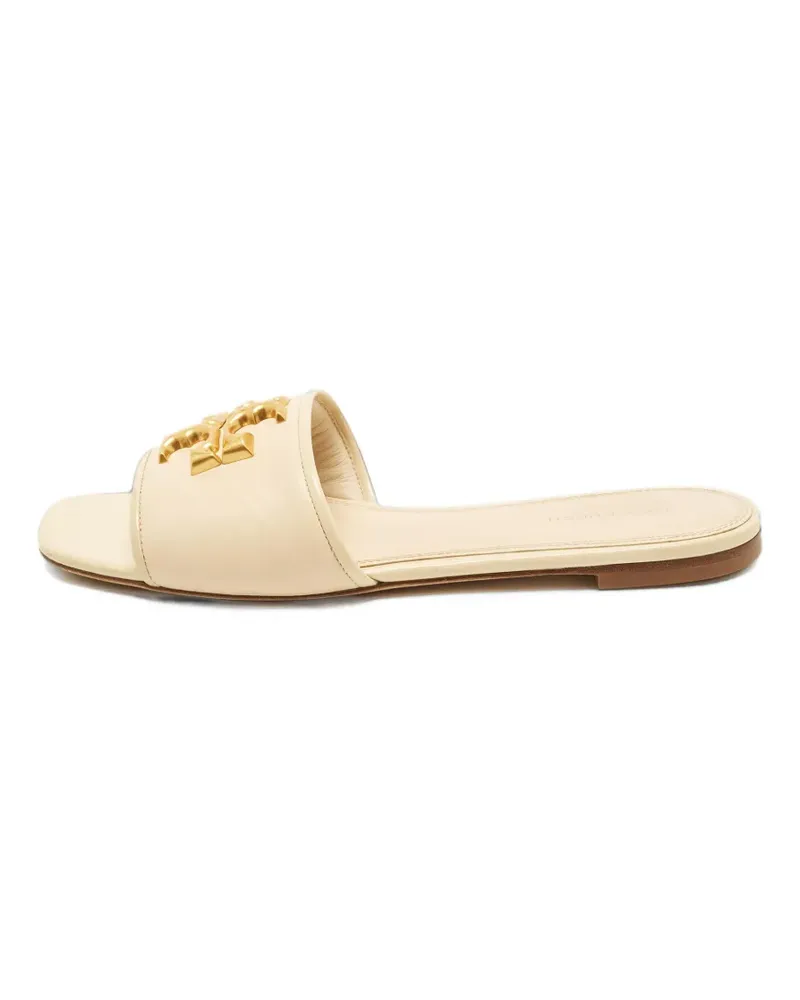 Tory Burch Eleanor Double T Sandalen - Nude Nude