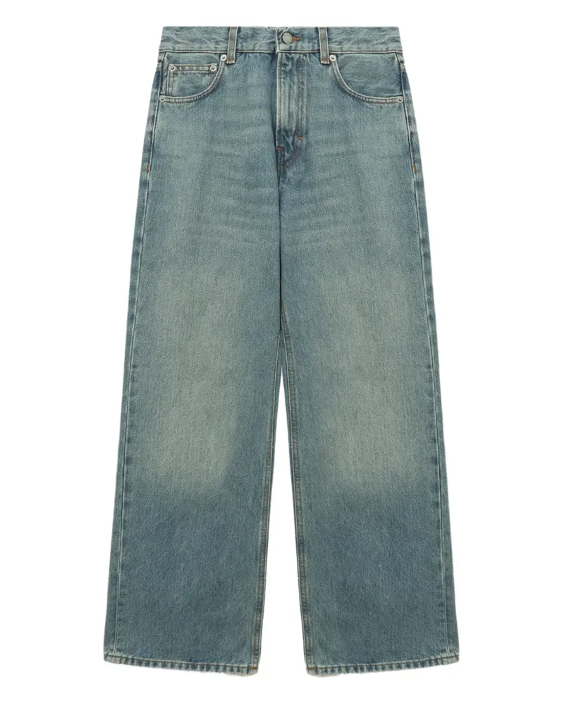 Haikure logo-patch jeans - Blau Blau