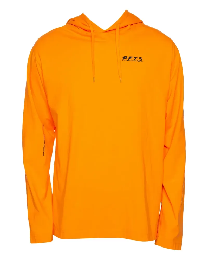 VETEMENTS Pre-owned langärmeliger Hoodie - Orange Orange