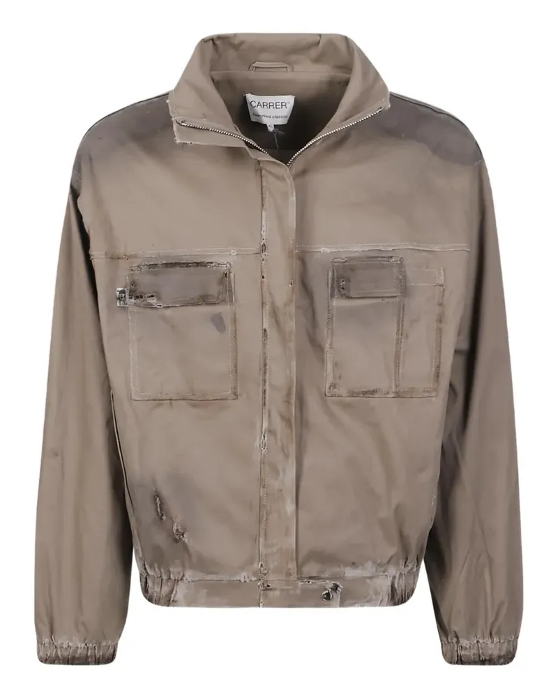 Carrera distressed Barrau jacket - Braun Braun