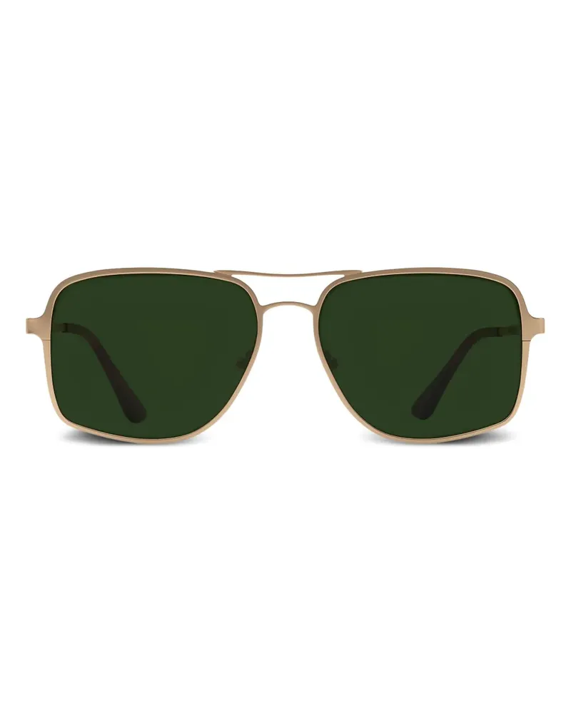 RETROSUPERFUTURE Sonnenbrille mit geometrischem Gestell - Gold Gold