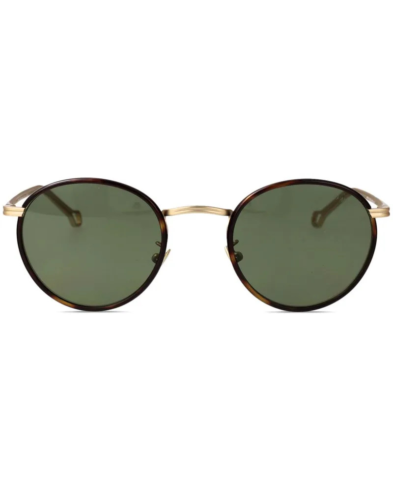 Giorgio Armani Sonnenbrille mit rundem Gestell - Gold Gold