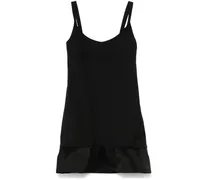 Minikleid mit 72-Monogramm-Jacquard - Schwarz