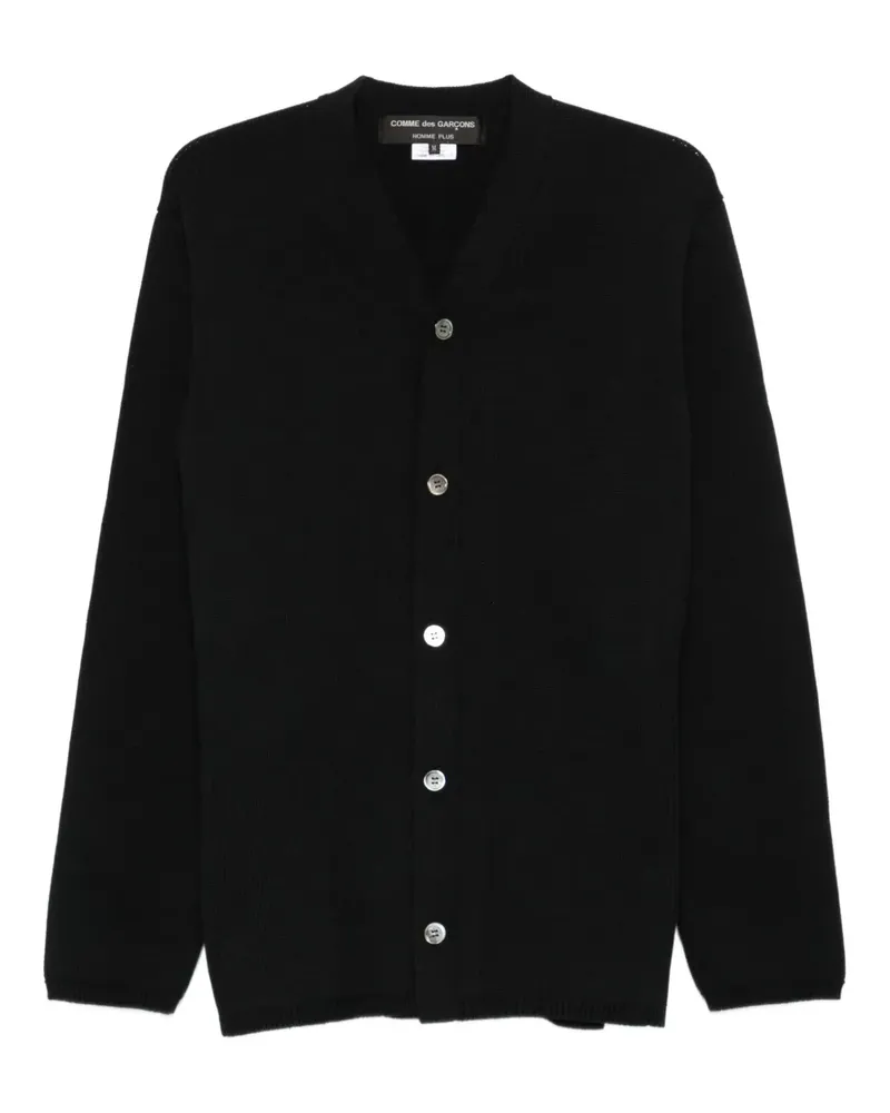 Comme des Garçons cotton blend cardigan - Schwarz Schwarz