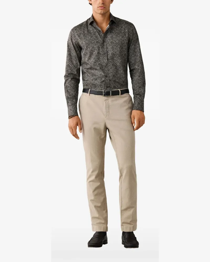 Hackett Hemd mit Wildblumen-Print - Braun Braun