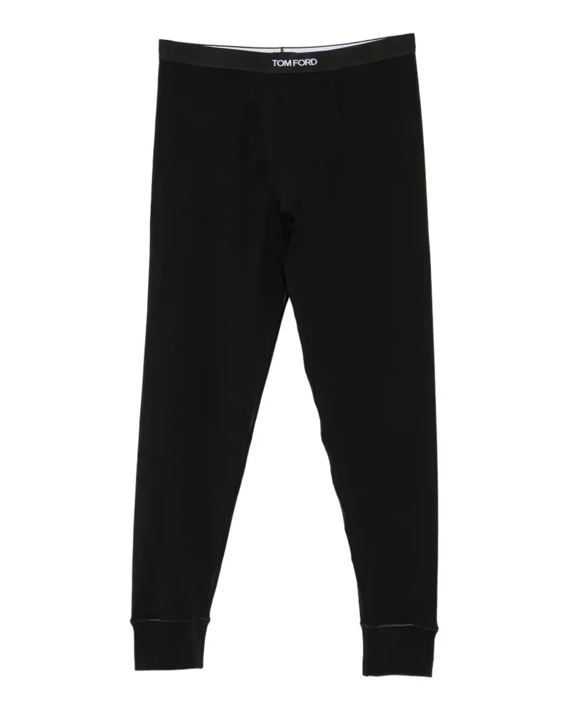 Tom Ford logo-waistband long johns - Schwarz Schwarz