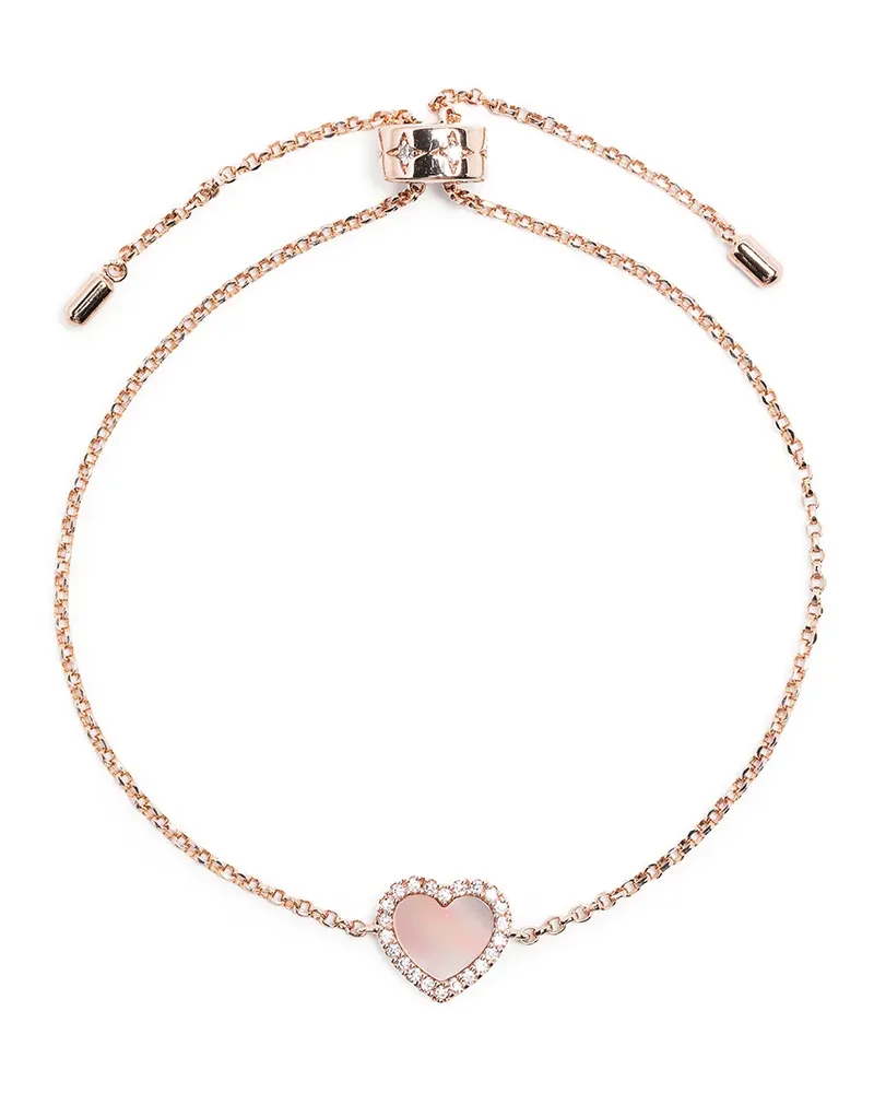 APM Monaco Valentine Halskette mit Kristallen - Gold Gold