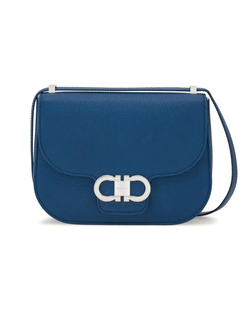 Ferragamo Umhängetasche mit Gancini-Detail - Blau Blau