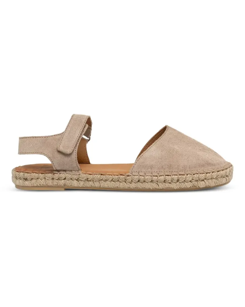 Fly London touch-strap braided-sole espadrilles - Nude Nude