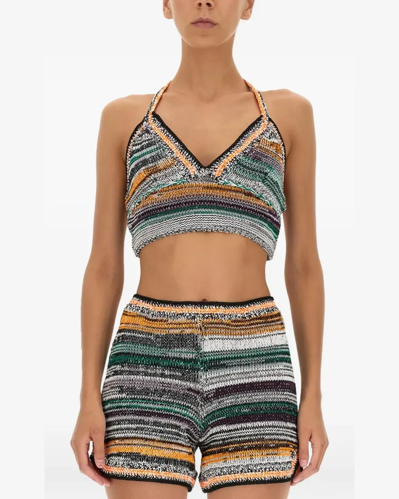 Miista halterneck top - Weiß Weiß