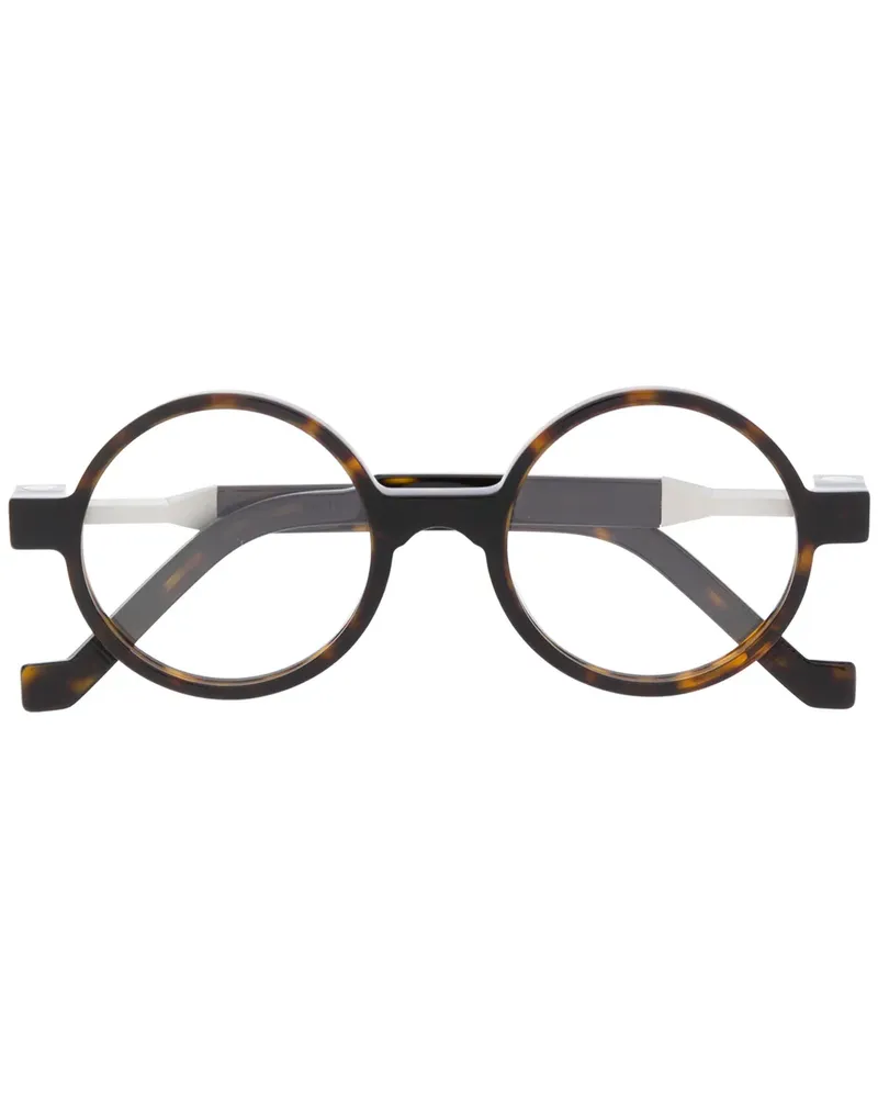 VAVA EYEWEAR Sonnenbrille mit rundem Gestell - Braun Braun