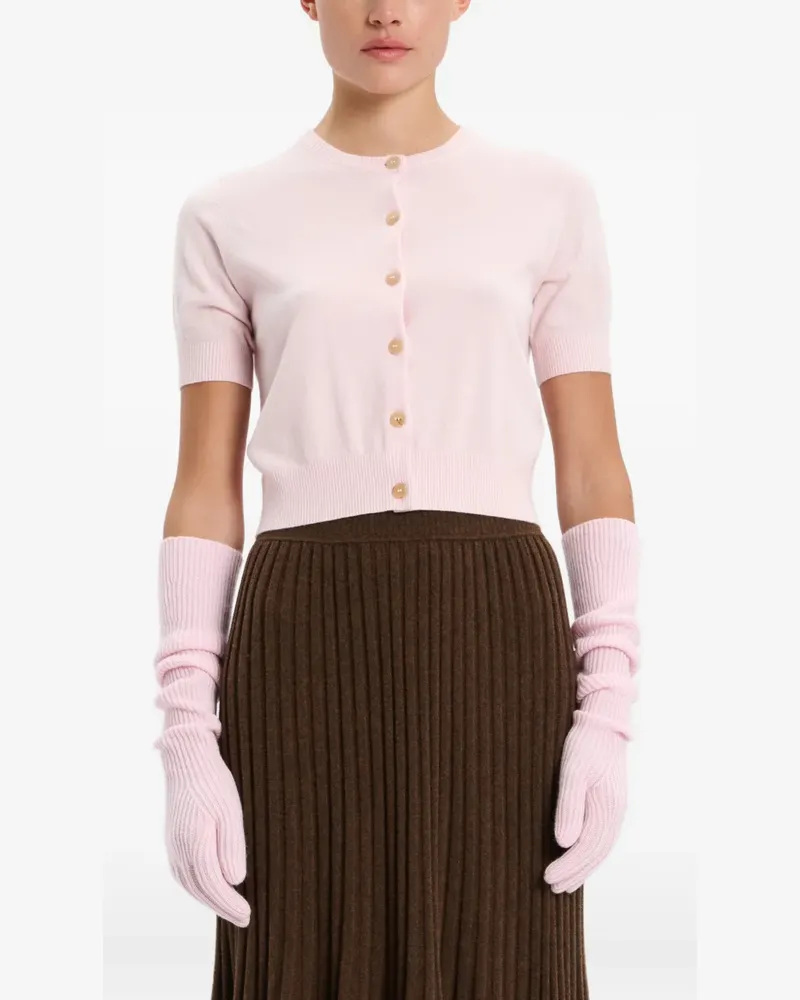 arch4 Kurzärmeliger Cardigan - Rosa Rosa