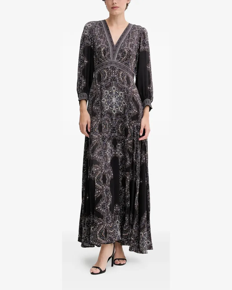 Hale Bob Belen V-neck maxi dress - Schwarz Schwarz