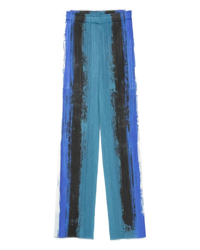 Issey Miyake Hose mit Bundfalten - Blau Blau