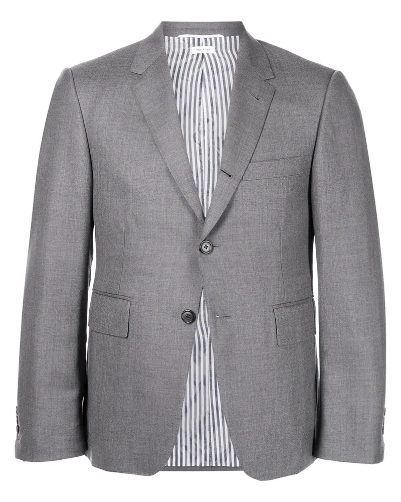 Thom Browne Super 120s Sakko - Grau Grau