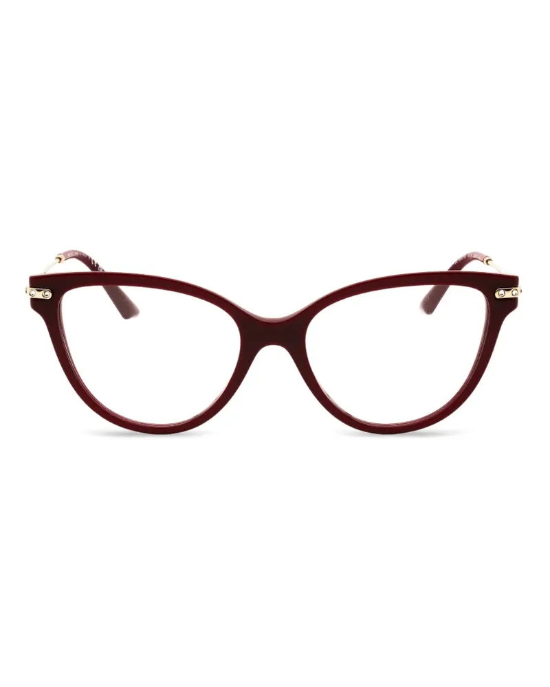 Jimmy Choo Cat-Eye-Brille - Rot Rot