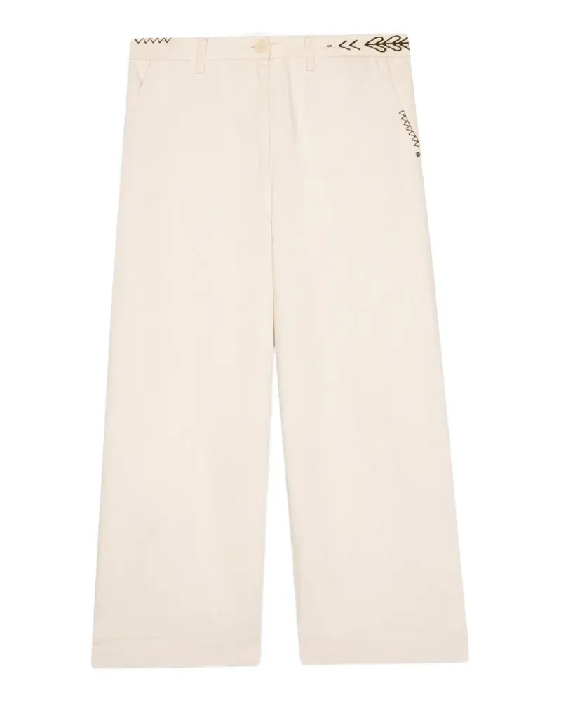 ottod’Ame embroidered trousers - Nude Nude