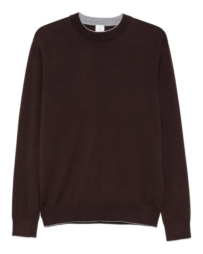 Eleventy Pullover mit rundem Ausschnitt - Rot Rot