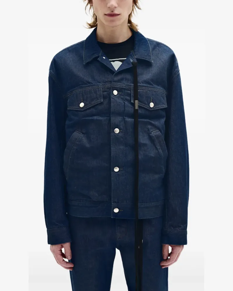 Ann Demeulemeester Patrick Jeansjacke - Blau Blau