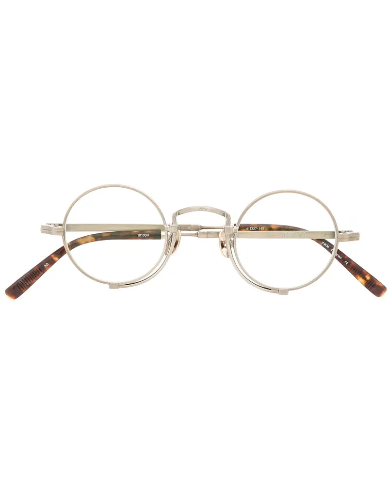 MATSUDA Brille mit ovalem Gestell - Grau Grau