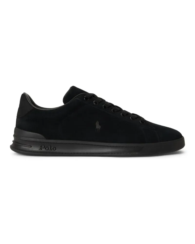 Ralph Lauren Heritage Court II Sneakers aus Wildleder - Schwarz Schwarz
