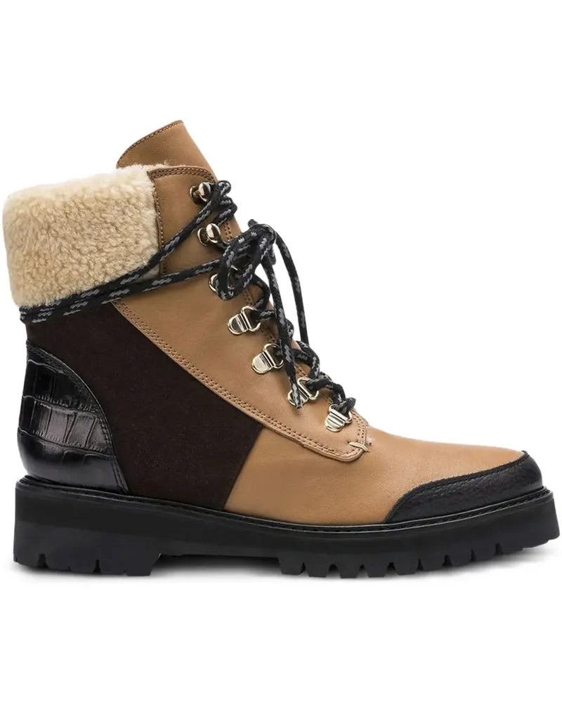 Flattered Military-Stiefel mit Schnürung - Braun Braun