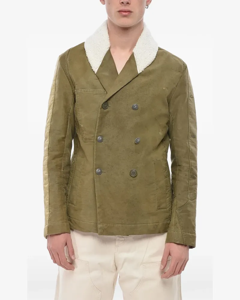 Greg Lauren double-breasted military jacket - Grün Grün