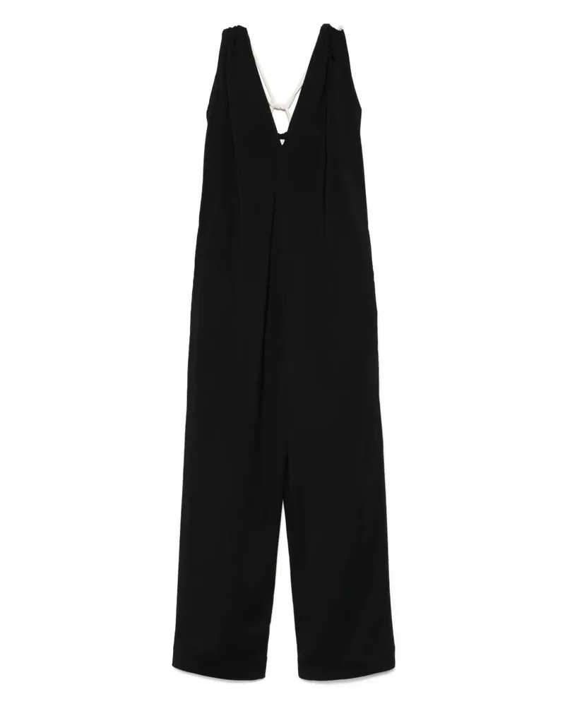 PLAN C Cady Jumpsuit - Schwarz Schwarz