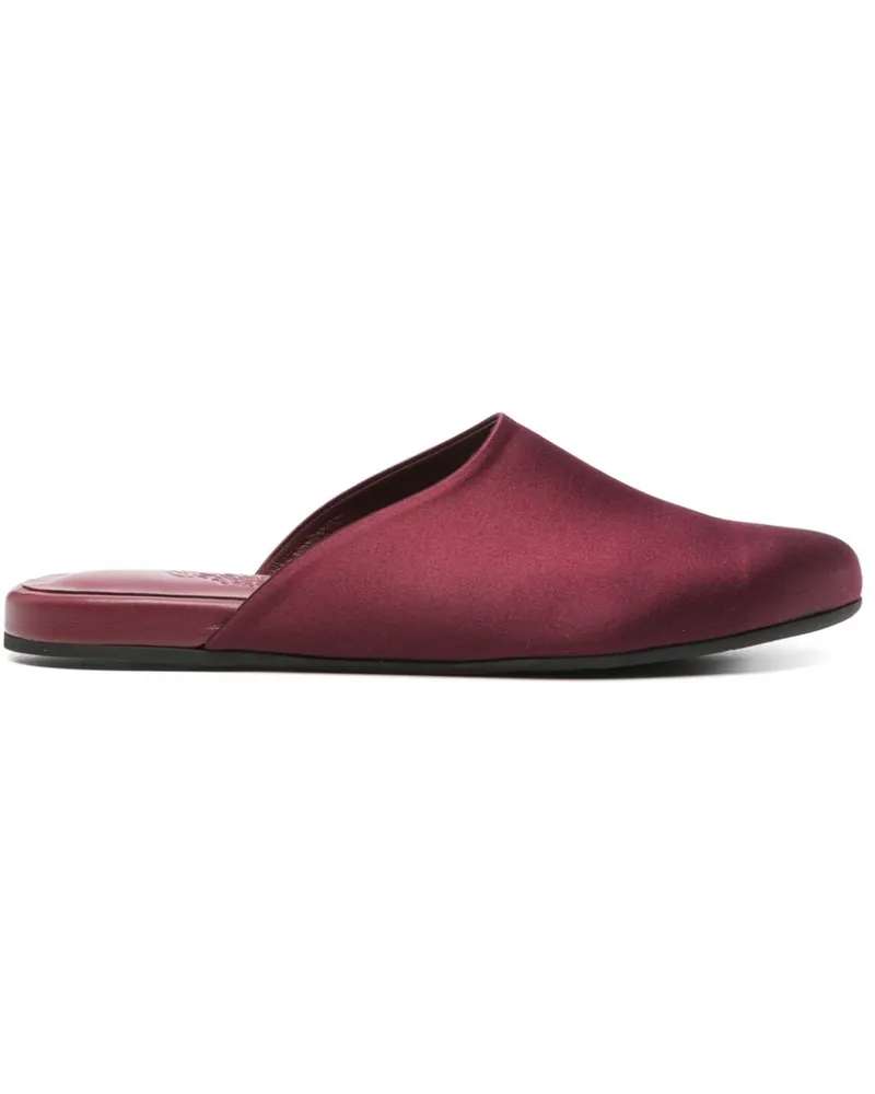 Ancient Greek Sandals Slipper aus Satin - Violett Violett