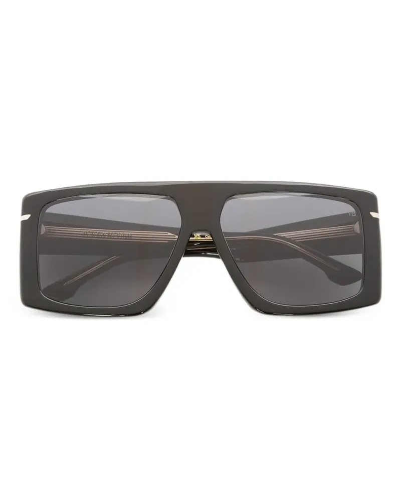 Victoria Beckham Oversized-Sonnenbrille - Schwarz Schwarz