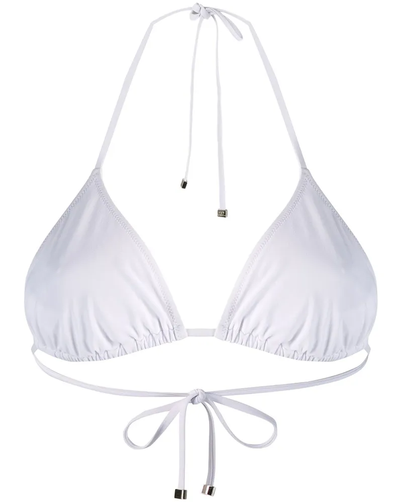 Dolce & Gabbana Triangel-Bikinioberteil - Weiß Weiß