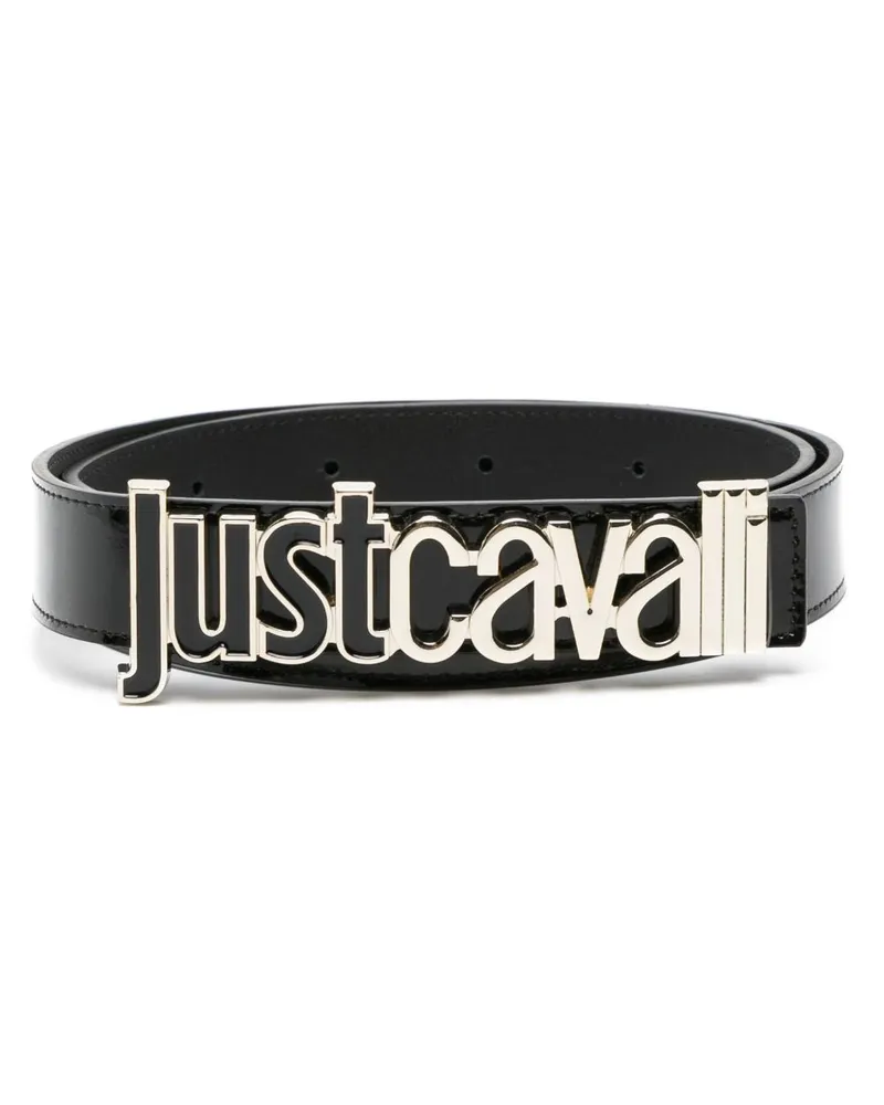 Just Cavalli Gürtel mit Logo - Schwarz Schwarz