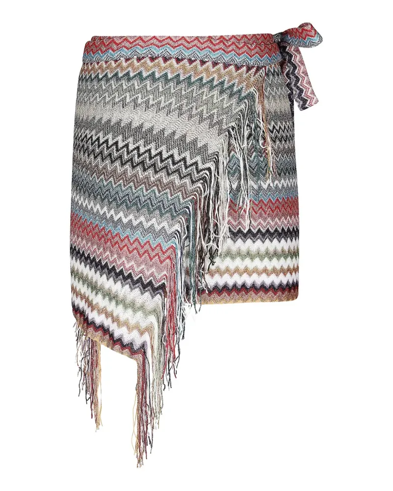 Missoni Pareo mit Zickzackmuster - Nude Nude