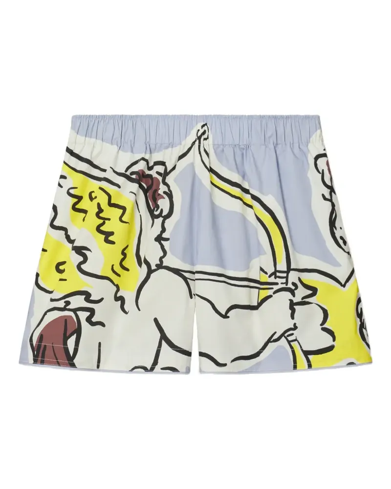 Tory Burch Camp Shorts aus Baumwolle - Weiß Weiß
