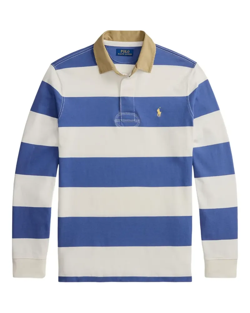 Ralph Lauren Gestreiftes Polohemd - Blau Blau