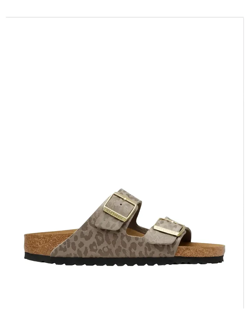 Birkenstock Arizona leopard-print sandals - Grau Grau