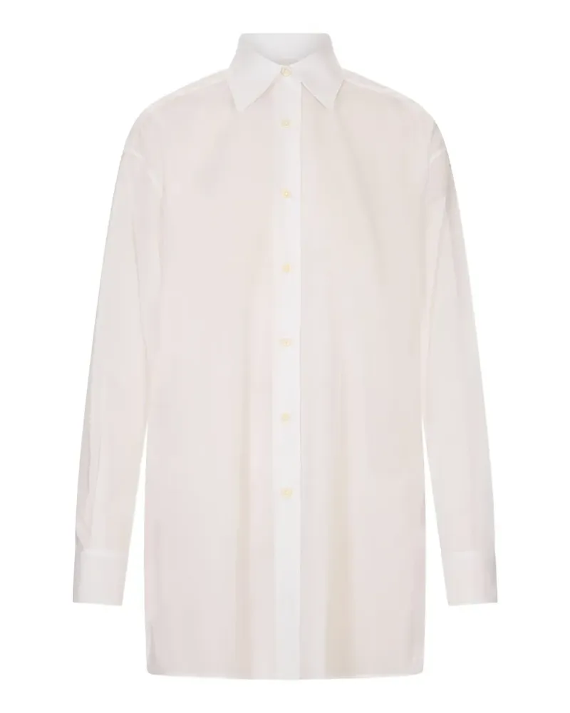 Jil Sander button-up long-sleeve shirt - Weiß Weiß